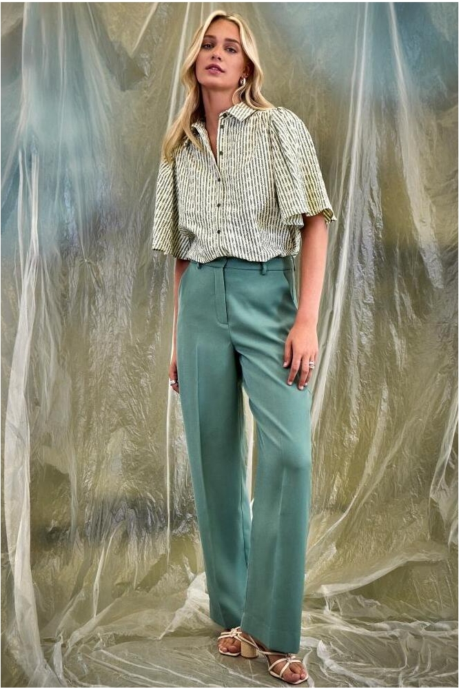 LIVINA STRAIGHT LEG PANT MI6007 5811 FROSTY SPRUCE